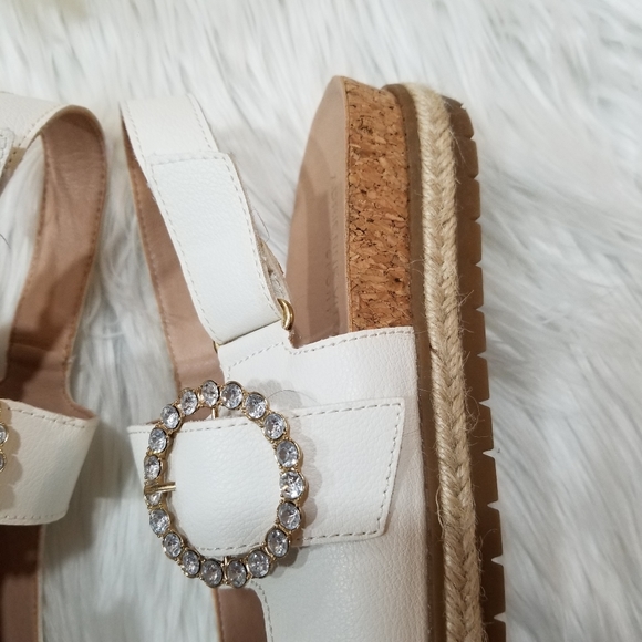 ADRIENNE VITTADINI Sport Espadrilles Sandals White Color SIZE 8 1/2 M.. - Picture 11 of 17